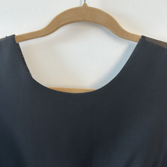 BCBG MaxAzria size 6 black sequence & lace dress - Picture 6 of 10